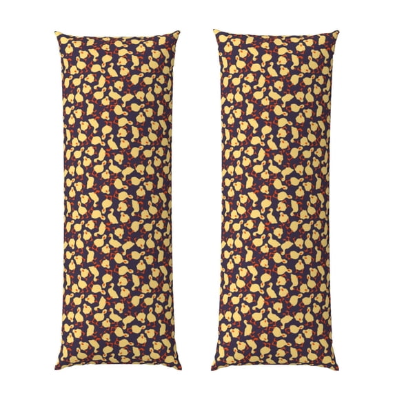 Picia Cute Small Farm Birds Body Pillow Cover - Super Soft Microfiber 20x54 Body Pillow Case - Envelope Closure, Wrinkle, Stain Resistant Body Pillow Cover,Elegant Bedding