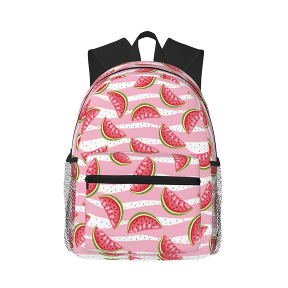 Picia Cute Watermelon Large Capacity Backpack Classic Style Backpack Casual Backpack Water-Resistant School Work Travel Outdoor Backpack