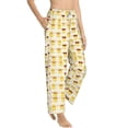 thumbnail image 1 of Picia Cute Yellow Duck Womens Soft Woven Cotton Elastic Waistband Sleep Pajama Pant Lounge Sleep Pant With Pockets And Drawstring-Medium, 1 of 9