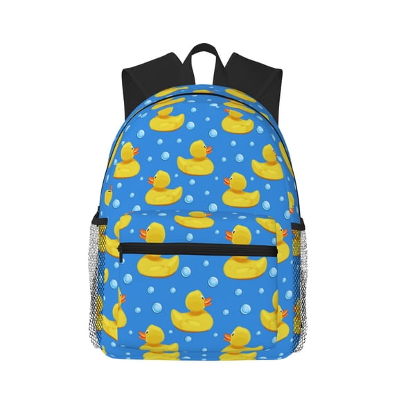 Picia Cute Yellow Rubber Ducks Large Capacity Backpack Classic Style Backpack Casual Backpack Water-Resistant School Work Travel Outdoor Backpack