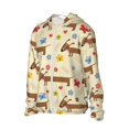 thumbnail image 1 of Picia Dachshund Dog And Flower Women's Men's UPF 50+ Sun Protection Hoodie Shirt Long Sleeve SPF Fishing Outdoor UV Hiking Lightweight Shirts-Large, 1 of 9