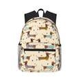thumbnail image 1 of Picia Dachshund Dog Large Capacity Backpack Classic Style Backpack Casual Backpack Water-Resistant School Work Travel Outdoor Backpack, 1 of 8