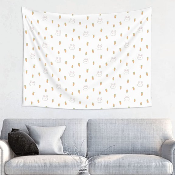 Picia Dachshund Dog Puppy Pattern Tapestry-Tapestries for Bedroom Living Room Dorm(29x37")