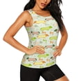 thumbnail image 1 of Picia Dachshund Dog Puppy Pattern Women's Workout Tank Top,Breathable Activewear,Slim Fit Athletic Top,Versatile Workout Moisture-wicking top-Large, 1 of 9