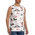 thumbnail image 1 of Picia Dachshund Dog Puppy mens Cotton Tank Undershirts , Moisture-wicking Ribbed Tanks, Lightweight Cotton Tank Undershirts-Large, 1 of 8