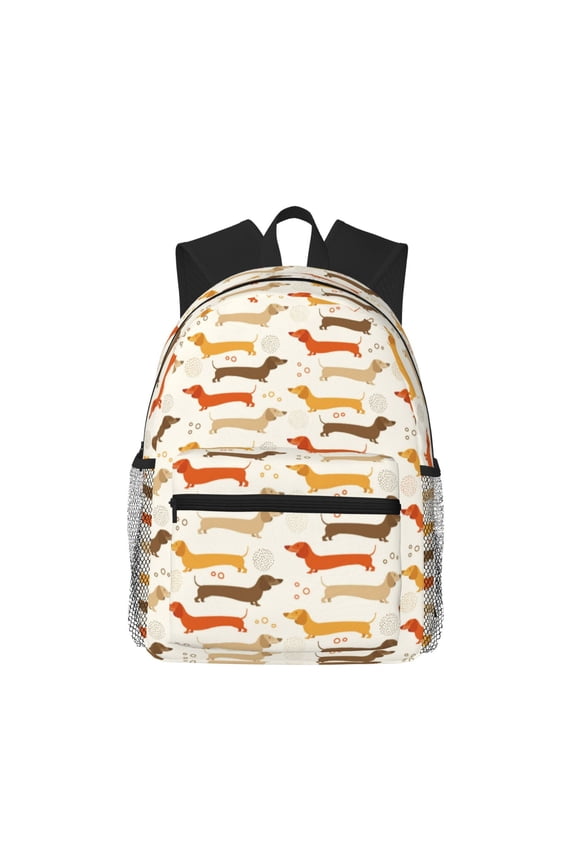 Dachshund Large Capacity Backpack Classic Style Backpack Casual Backpack Water-Resistant School Work Travel Outdoor Backpack