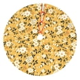 thumbnail image 1 of Picia Daisies Flowers Print Christmas Tree Skirt , Christmas Tree Skirt Ornaments for Merry Christmas Holiday Party Decorations Indoor Outdoor-36", 1 of 7