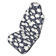 thumbnail image 1 of Picia Daisies Flowers Print Waterproof Sweating Car Seat Cover for Post Gym Workout, Running, Beach and Hiking, Universal Fit Anti-Slip Bucket Seat Protector, 1 of 5