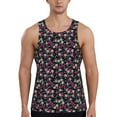 thumbnail image 1 of Picia Daisies Flowers Printed Men’s Performance Tank, Men's Workout Tank Top Moisture-Wicking Tank Top Muscle tee, Breathable Workout Shirt-3X-Large, 1 of 7