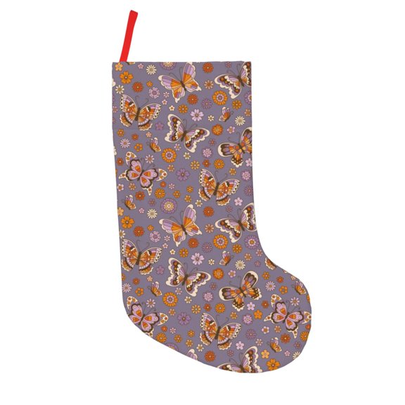 Picia Daisies Flowers for 18in Christmas Stockings, Xmas Stocking for Kids, Holiday and Family Stocking for Fireplace or Party Decoration