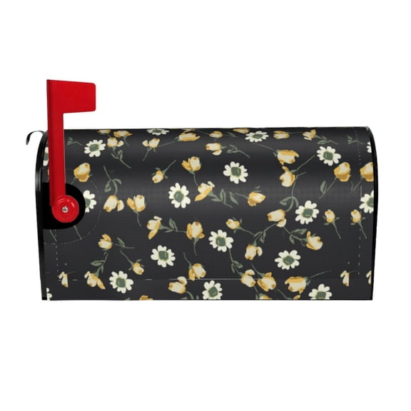 Picia Daisy Magnetic Mailbox Cover Standard Size-21x18 in