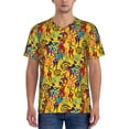 thumbnail image 1 of Picia Dancing African Womens Pattern Mens Polo Shirts Quick Dry Short Sleeve Golf T Shirt Performance Moisture Wicking Casual Workout Baseball T-shirt-Large, 1 of 7