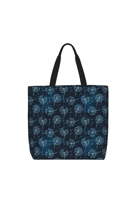 Dandelions for Tote Bag for Women with Zipper, Gym Tote with Compartments, Laptop Work Tote Nurse Dance Yoga Bag for Sport, Travel