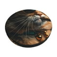 thumbnail image 1 of Picia Dapper Cat in Sunglasses Pattern Round Stool Covers Comfy Seat Covers Stretch Removable Washable Chair Slipcover Round Bar Chair Cushion Cover-14 inch, 1 of 7