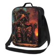 thumbnail image 1 of Picia Dark Skull King Throne Lunch box Lunch bag for men women Large capacity Lunchbox Reusable Lunch bags Insulated Lunch bag Lunch box cooler, 1 of 9