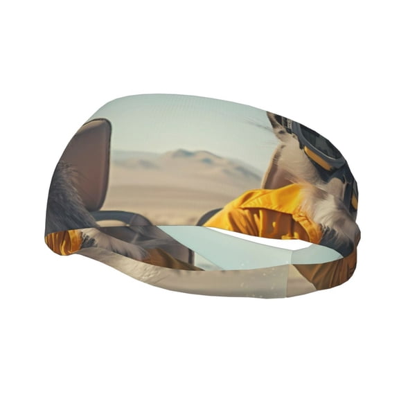 Picia Desert Monkeys Drive Print Mens Running Headband,Mens Sweatband Sports Headband for Running,Cycling,Basketball,Yoga,Fitness Workout