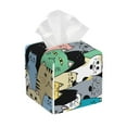 thumbnail image 1 of Picia Different Cats Pattern Tissue Box Cover,PVC Leather Square Holder,Tissue Box Holder with Magnetic Bottom,Facial Paper Organizer Dispenser-5.2"X5.2"X5.2", 1 of 8