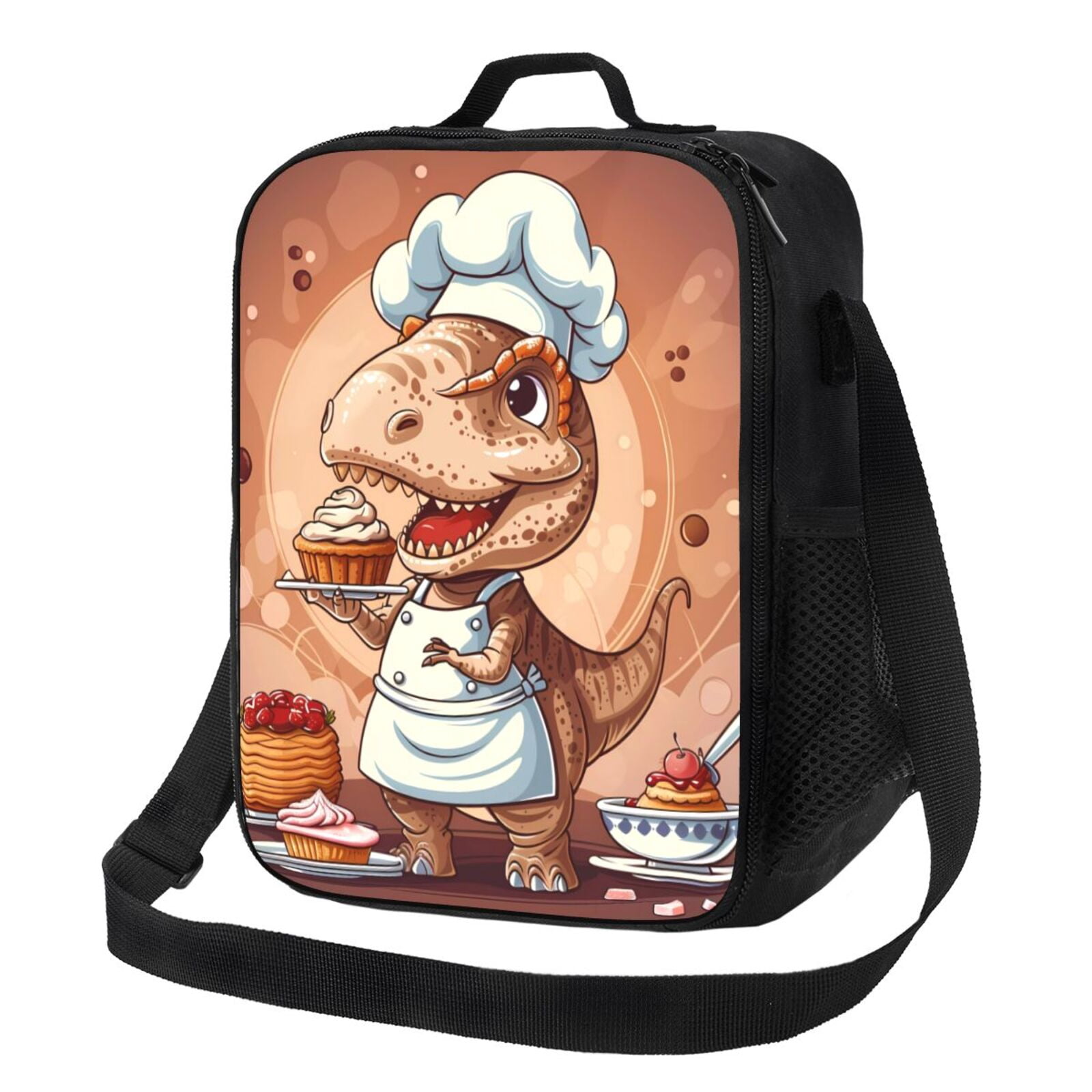 Picia Dinosaur Baking Delight Lunch box Lunch bag for men women Large capacity Lunchbox Reusable Lunch bags Insulated Lunch bag Lunch box cooler