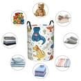 thumbnail image 1 of Picia Dinosaur Large Laundry Basket, Waterproof, Freestanding Laundry Hamper, Collapsible Tall Clothes Hamper with Extended Handles-Small, 1 of 8