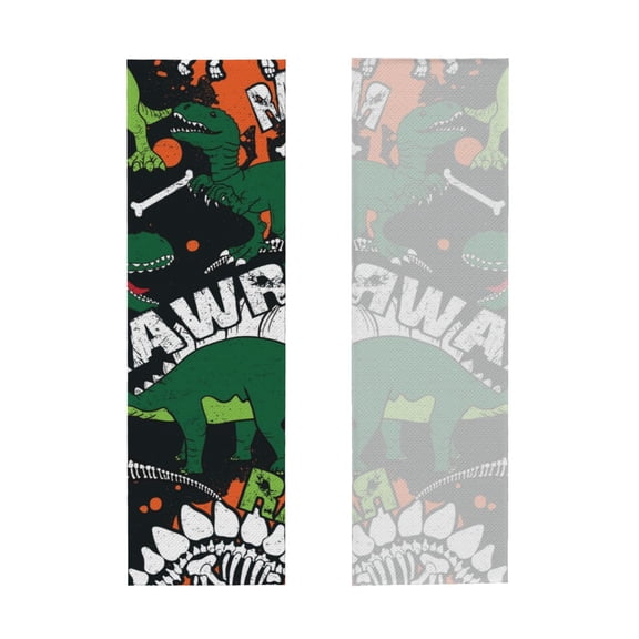 Picia Dinosaur Skeleton Pattern Cooling Towels (40"x12") Cool Towel, Cold Towel, Microfiber Soft Breathable Chilly Ice Towel