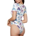 thumbnail image 1 of Picia Dinosaur Womens One Piece Swimsuits Modest Tummy Control Bathing Suits Lace Up Slimming Swim Suit-X-Large, 1 of 9