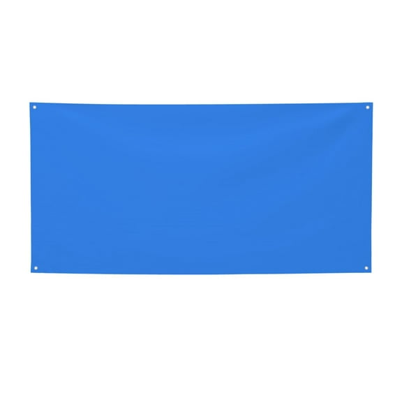 Picia Dodgerblue Pattern Party Banner, Festive Decoration, Holiday Banner, Celebration Decor, Event Banner, Reusable Party Banner-Small