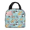 thumbnail image 1 of Picia Dogs Printed Lunch box Lunch bag for Men Women Large Capacity Lunchbox Reusable Lunch Bags Insulated Lunch Bag Lunch Box Cooler, 1 of 1