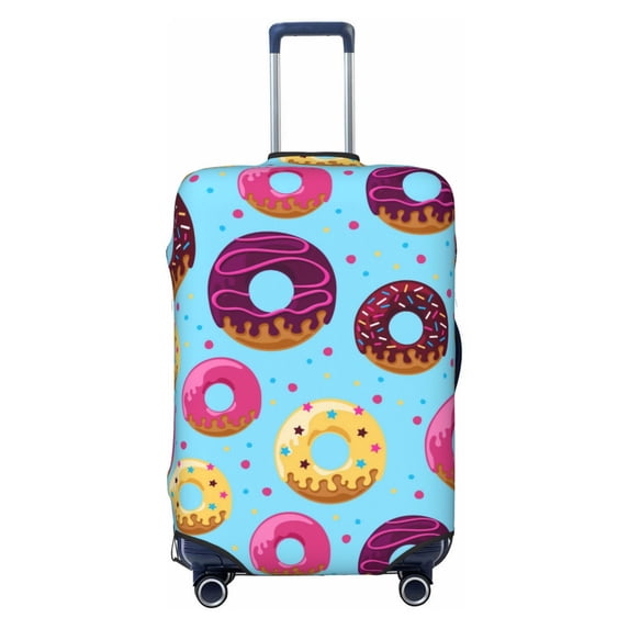 Picia Donuts Luggage Protector Cover Thicken Suitcase Protector Cover Fit 18-32 Inch Luggage-Medium