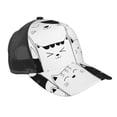 thumbnail image 1 of Picia Doodle Cute Cat Pattern Trucker Hat,Baseball Cap,Sun Protection Cap,Stylish Headwear,Leisure Cap,Outdoor Sports Cap, 1 of 7