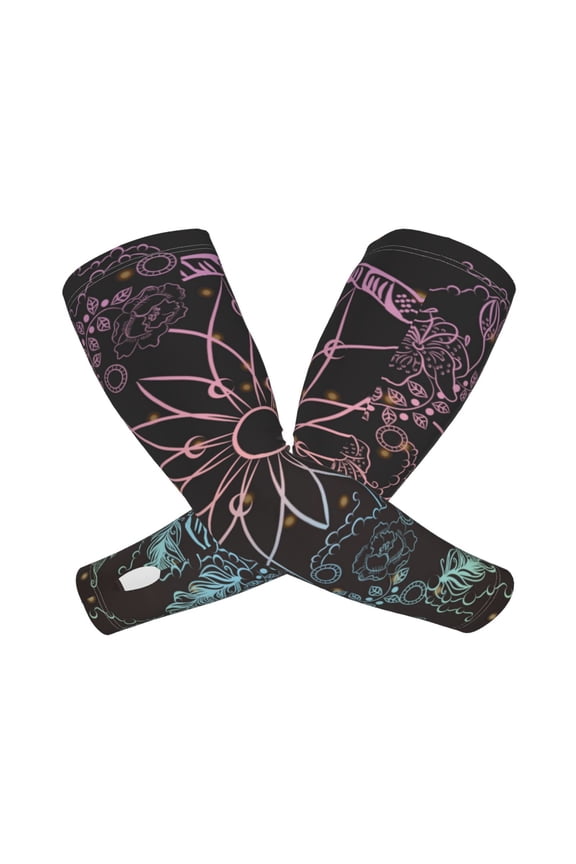 Dreamcatcher Arm Sleeves for Men and Women - Tattoo Cover Up UPF 50+ Cooling Sports Sleeve for Basketball Golf Football-One Size