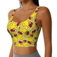 thumbnail image 1 of Picia Duck with Star Sunglasses Sports Bra for Women,Padded Strappy Sports Bras Medium Support Yoga Bra with Removable Cups,Running Yoga Bra-XX-Large, 1 of 9