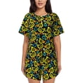 thumbnail image 1 of Picia Ducks1 Pajamas Sets for Women Soft Short-Sleeved Pjs with Lounge Shorts Two Piece Sleepwear-Large, 1 of 9