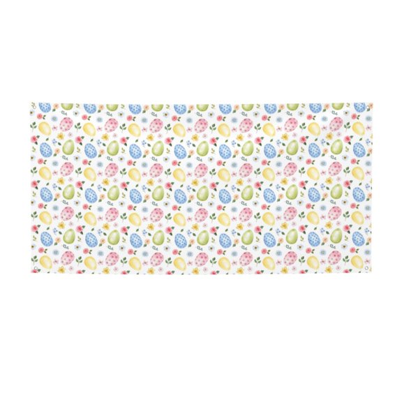 Picia Easter Egg3 Pattern Party Banner, Festive Decoration, Holiday Banner, Celebration Decor, Event Banner, Reusable Party Banner-Small