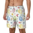thumbnail image 1 of Picia Easter Egg3 pattern Mens Swim Trunks with Compression Liner Stretch Beach Shorts Quick Dry with Zipper Pockets No-Chafing Board Shorts-X-Large, 1 of 9