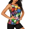 thumbnail image 1 of Picia Easter Eggs2 Pattern Women's Workout Tank Top,Breathable Activewear,Slim Fit Athletic Top,Versatile Workout Moisture-wicking top-Small, 1 of 9