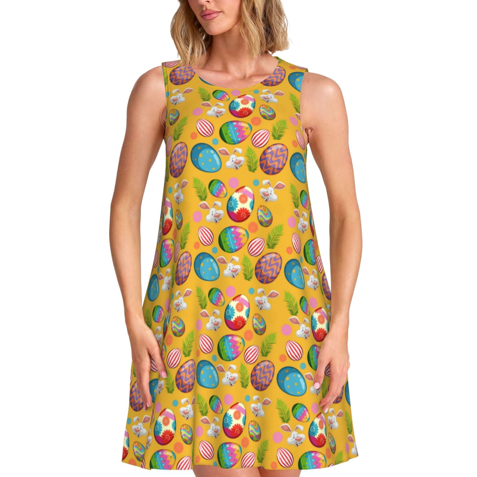 Easter Garden Pleated Dress main image 0