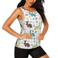 thumbnail image 1 of Picia Easter Rabbit Pattern Women's Workout Tank Top,Breathable Activewear,Slim Fit Athletic Top,Versatile Workout Moisture-wicking top-Large, 1 of 9