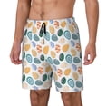 thumbnail image 1 of Picia Easter eggs Pattern Mens Swim Trunks with Compression Liner Stretch Beach Shorts Quick Dry with Zipper Pockets No-Chafing Board Shorts-3X-Large, 1 of 6