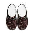 thumbnail image 1 of Picia Eiffel Tower for Women's Lamb-hug Comfy Fleece House Slippers Memory Foam, Slip-on House Shoes Indoor Outdoor-37/38, 1 of 7