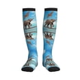 thumbnail image 1 of Picia Elephant Giraffe Printed Sports Compression Socks - 15-20mmHg Graduated Compression, High-Performance Soft and Breathable Socks for Men and Women, 1 of 5