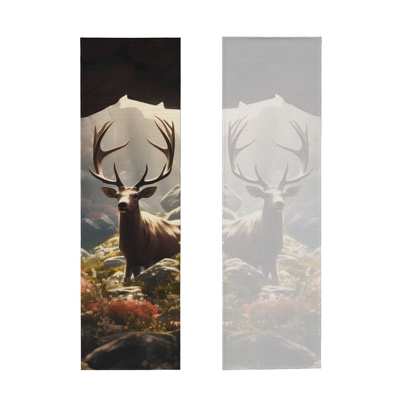 Picia Enchanted Deer In Cave Pattern Cooling Towels (40"x12") Cool Towel, Cold Towel, Microfiber Soft Breathable Chilly Ice Towel