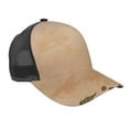 thumbnail image 1 of Picia Engraved Coffee On Kraft Paper Pattern Trucker Hat,Baseball Cap,Sun Protection Cap,Stylish Headwear,Leisure Cap,Outdoor Sports Cap, 1 of 7