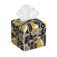 thumbnail image 1 of Picia Excavator At Work Pattern Tissue Box Cover,PVC Leather Square Holder,Tissue Box Holder with Magnetic Bottom,Facial Paper Organizer Dispenser-5.2"X5.2"X5.2", 1 of 8