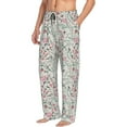 thumbnail image 1 of Picia Fairy Floral Mens Soft Woven Cotton Elastic Waistband Sleep Pajama Pant Lounge Sleep Pant With Pockets And Drawstring-X-Large, 1 of 9