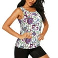 thumbnail image 1 of Picia Fairy Flower Pattern Women's Workout Tank Top,Breathable Activewear,Slim Fit Athletic Top,Versatile Workout Moisture-wicking top-Large, 1 of 9