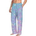 thumbnail image 1 of Picia Fantasy Gradient Mens Soft Woven Cotton Elastic Waistband Sleep Pajama Pant Lounge Sleep Pant With Pockets And Drawstring-X-Large, 1 of 9