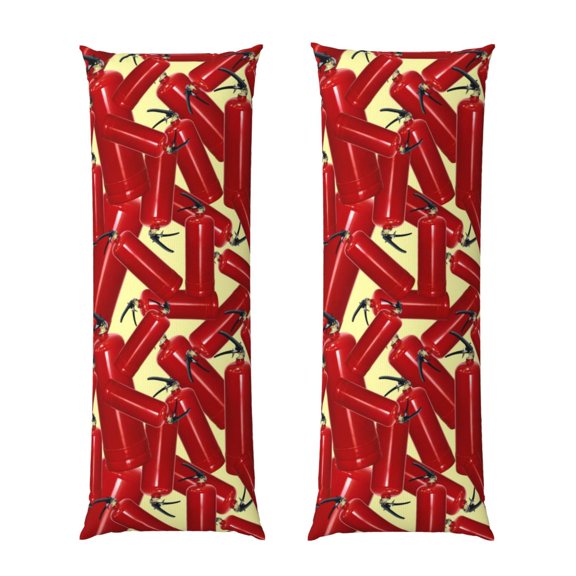 Picia Fire Extinguisher Body Pillow Cover - Super Soft Microfiber 20x54 Body Pillow Case - Envelope Closure, Wrinkle, Stain Resistant Body Pillow Cover,Elegant Bedding