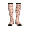 thumbnail image 1 of Picia Firefighter Icons Printed Sports Compression Socks - 15-20mmHg Graduated Compression, High-Performance Soft and Breathable Socks for Men and Women, 1 of 5