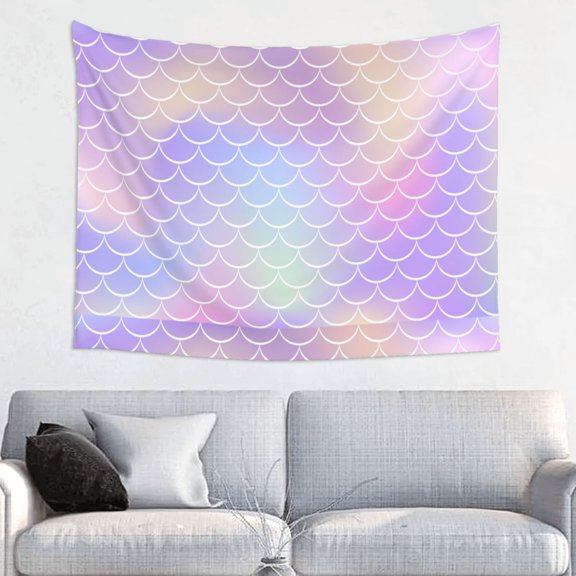 Picia Fish Scale1 Pattern Tapestry-Tapestries for Bedroom Living Room Dorm(29x37")