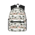 thumbnail image 1 of Picia Flamingo Palm Trees Large Capacity Backpack Classic Style Backpack Casual Backpack Water-Resistant School Work Travel Outdoor Backpack, 1 of 8